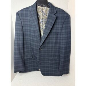 Lauren Ralph Lauren Blue Plaid Blazer